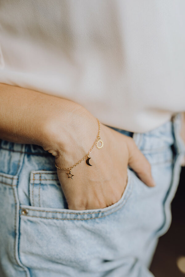 Sun, Moon and Stars armband